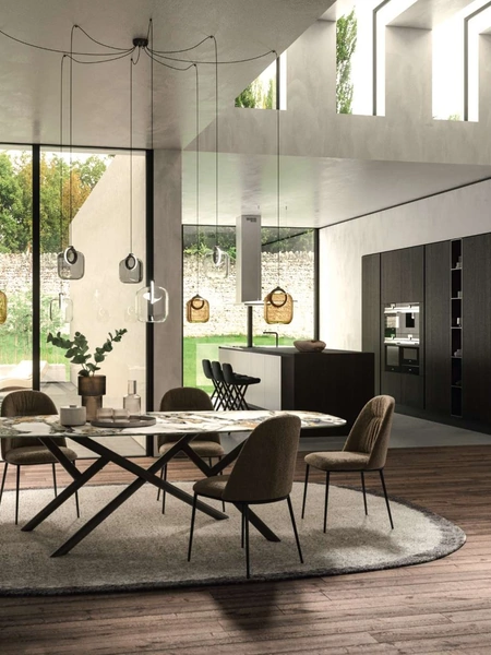 Tavolo fisso Random di Ozzio