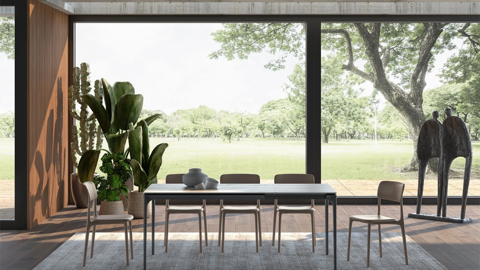 Tavolo allungabile Spillo di Easyline