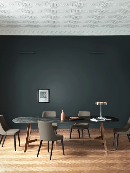 Tavolo Vertigo Noir Desir di Sangiacomo