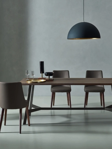 Tavolo Vertigo in Rovere Termotrattato di Sangiacomo