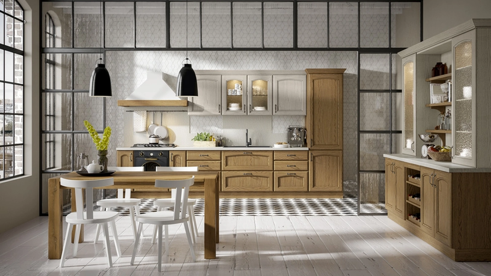 Cucina Classica Cantica angolare di Home Cucine