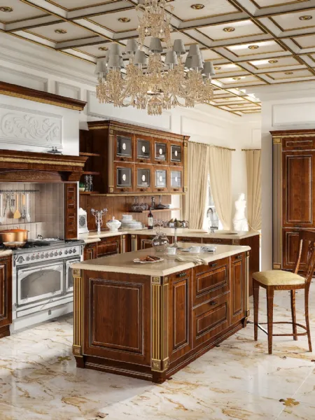 Cucina Classica Imperial con isola di Home Cucine