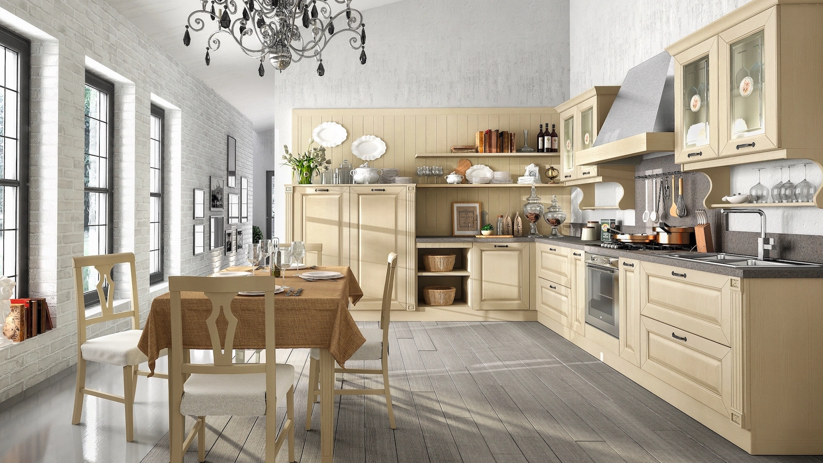 Cucina Classica Regale angolare di Home Cucine