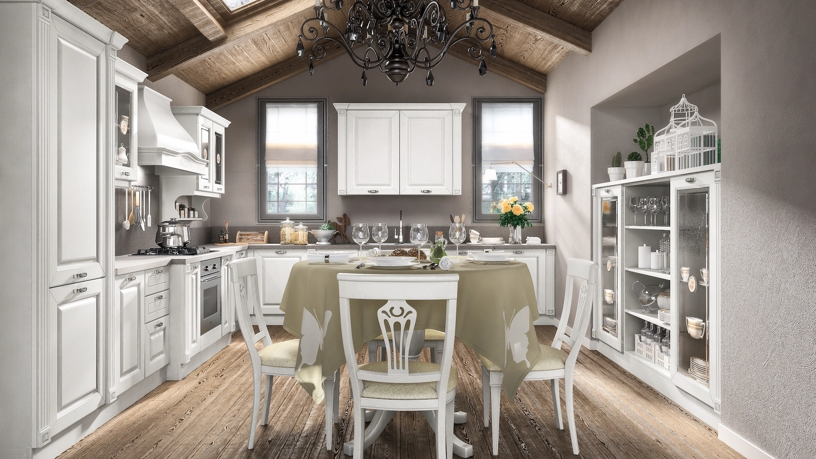 Cucina Classica Regale angolare di Home Cucine