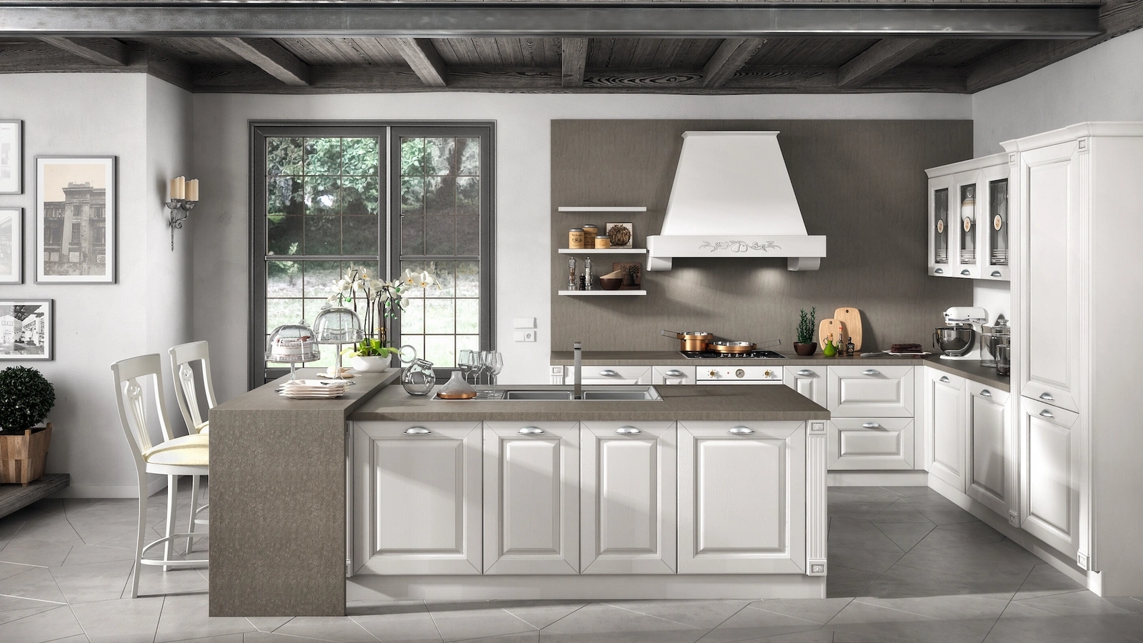 Cucina Classica Regale con isola di Home Cucine