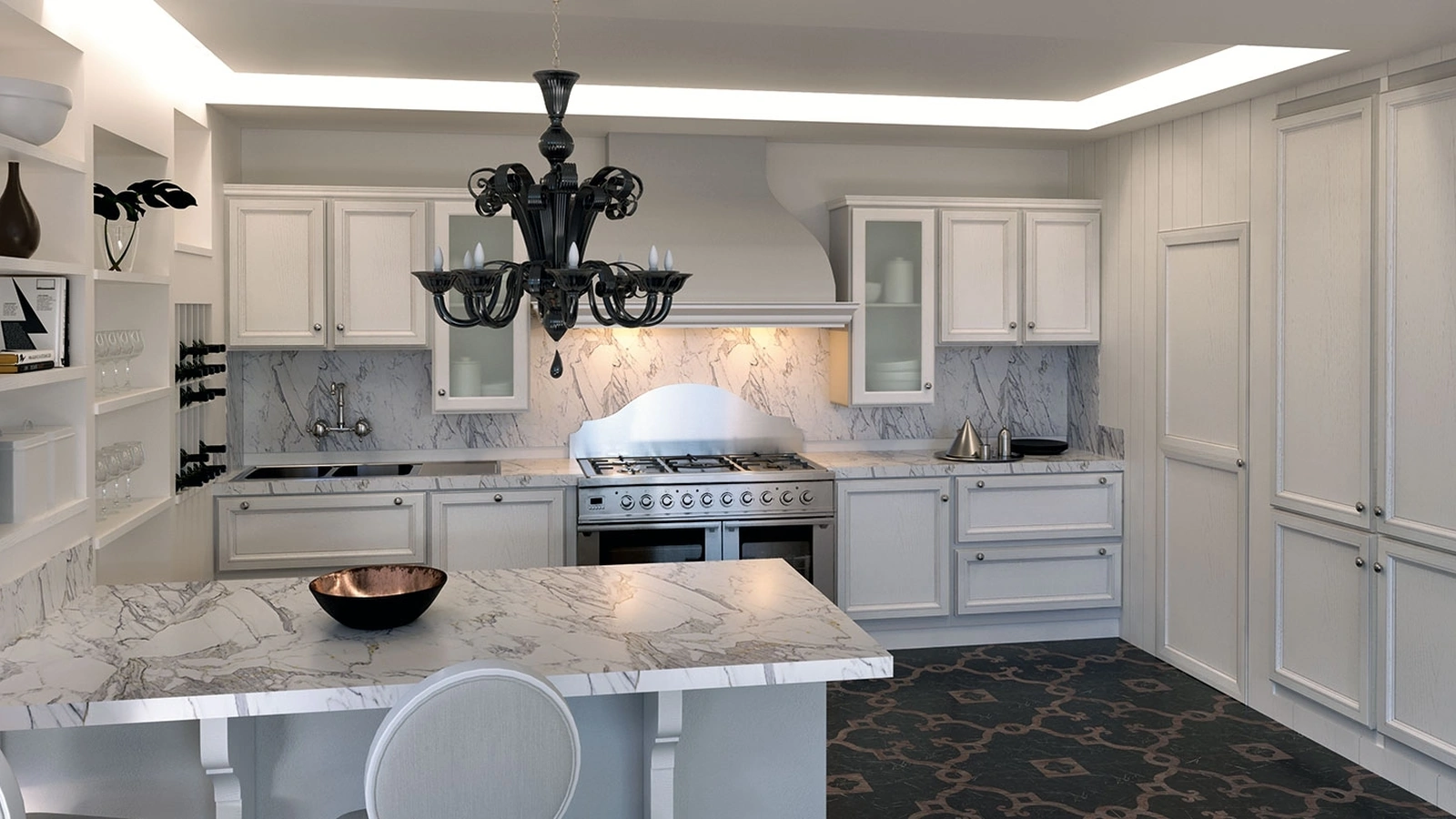 Cucina Classica Solaia Bianca di Zappalorto