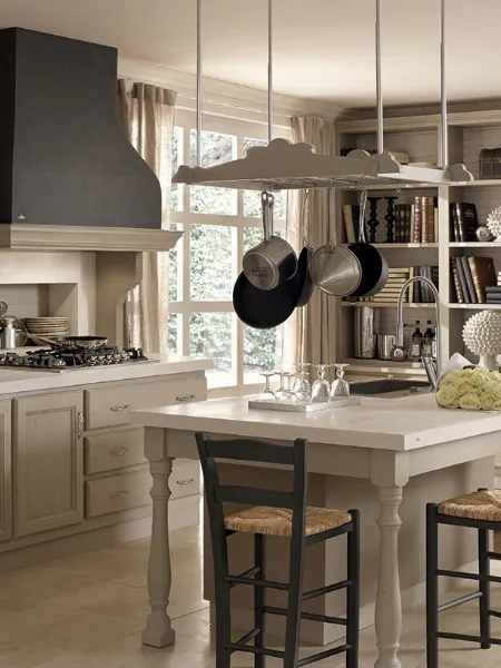 Cucina Classica in legno Solaia Ecru di Zappalorto