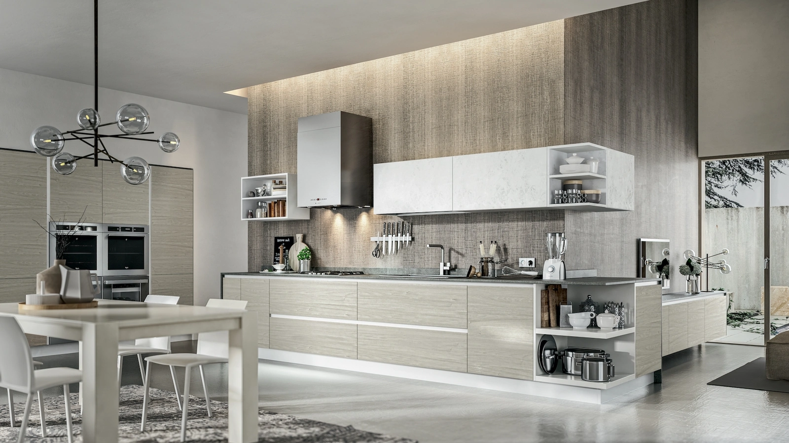 Cucina Moderna Cartesia angolare di Home Cucine