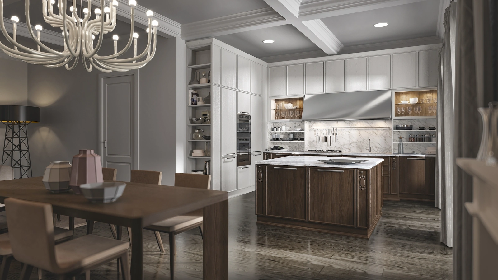 Cucina Moderna Estetica con isola di Home Cucine