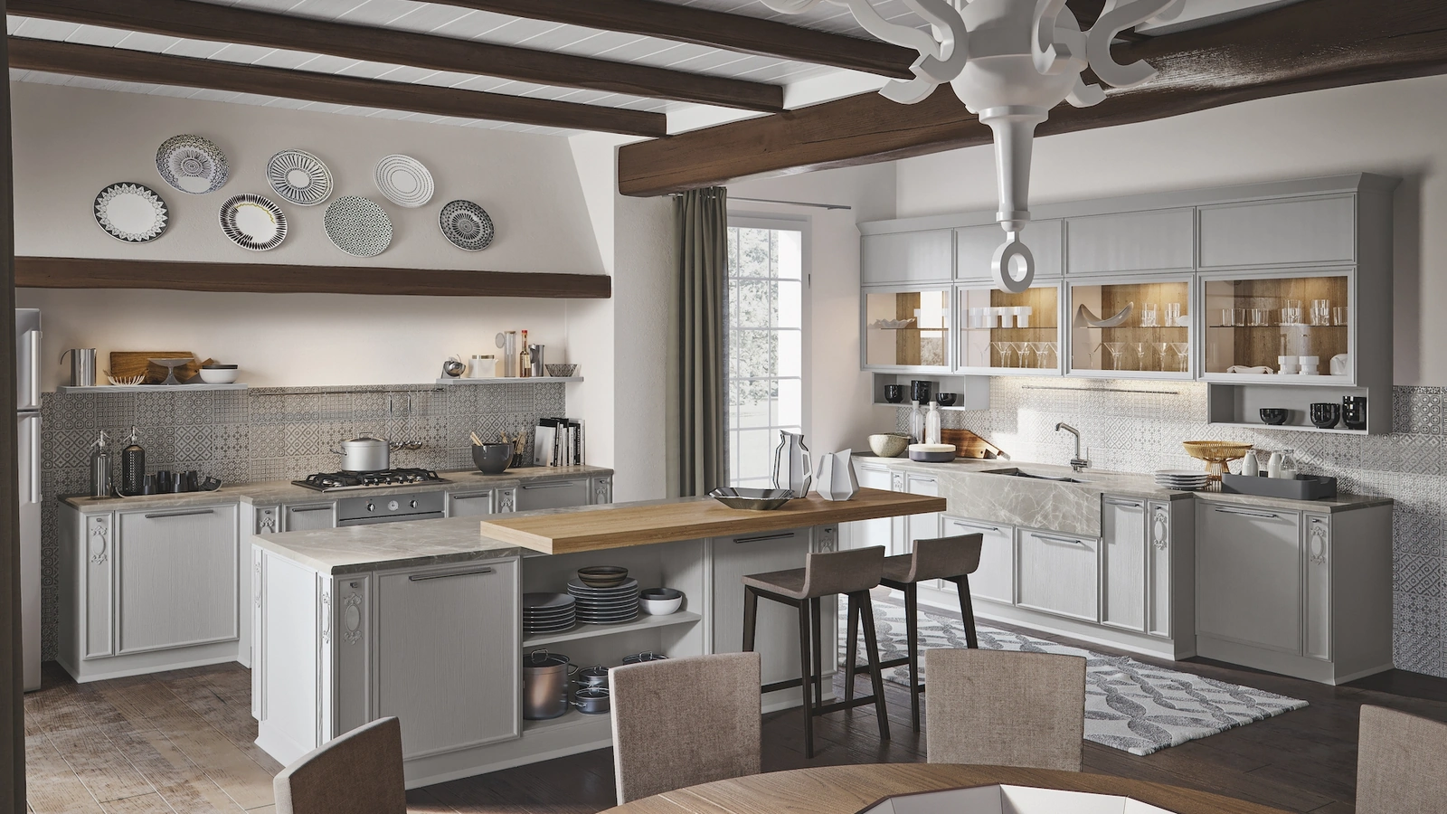 Cucina Moderna Estetica con isola di Home Cucine