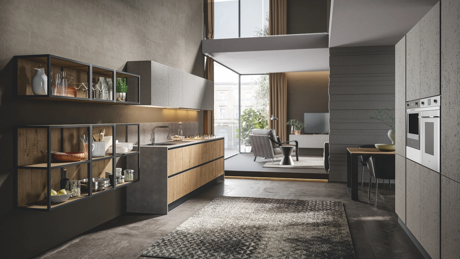 Cucina Moderna Genesi lineare di Home Cucine