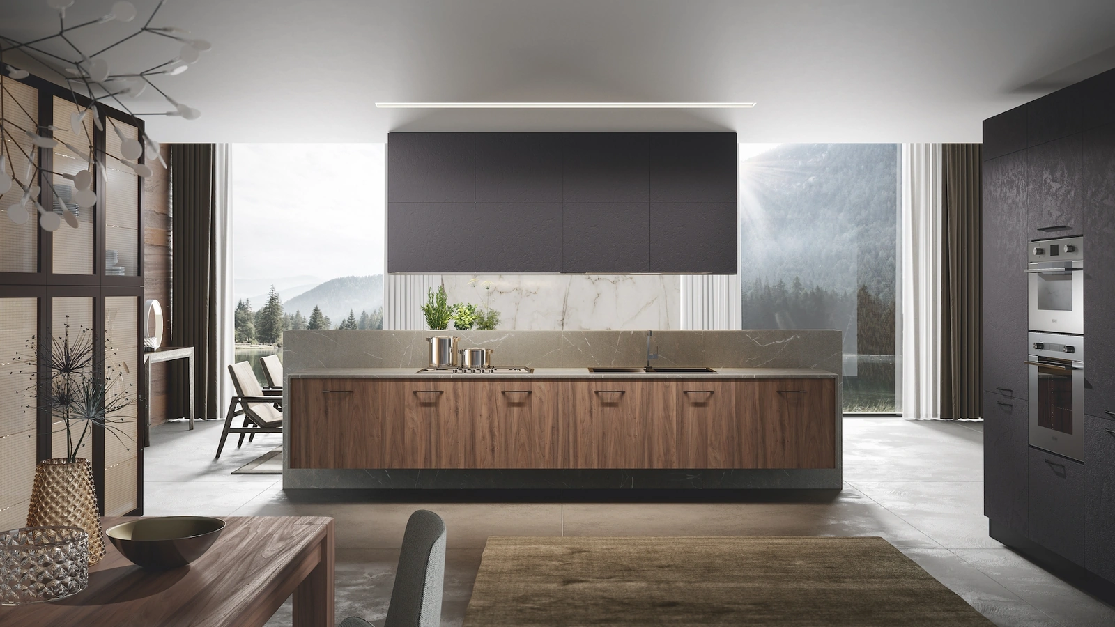 Cucina Moderna Genesi angolare di Home Cucine