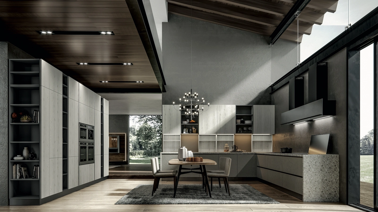 Cucina Moderna Genesi angolare di Home Cucine