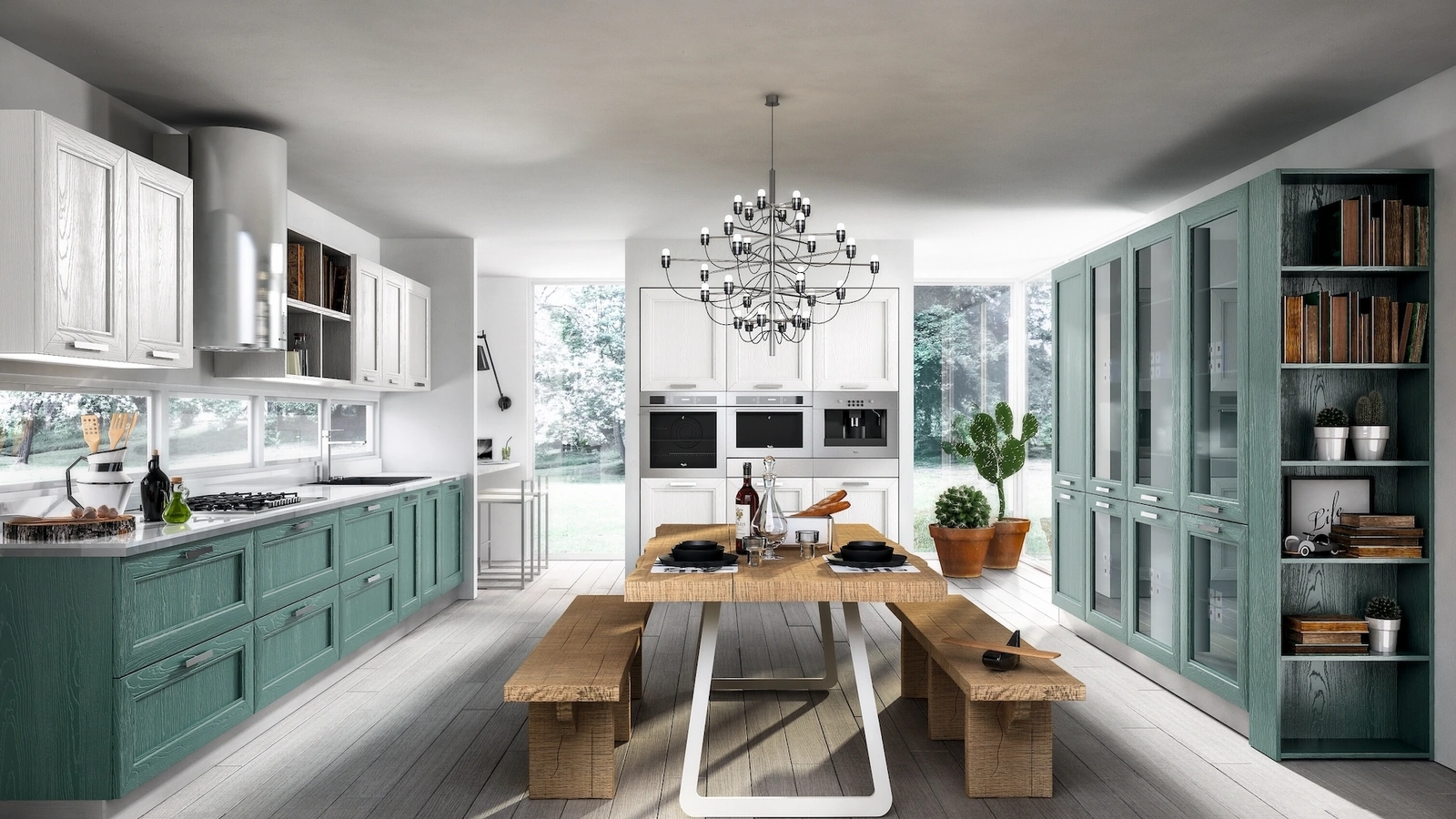 Cucina Moderna Metropoli angolare di Home Cucine