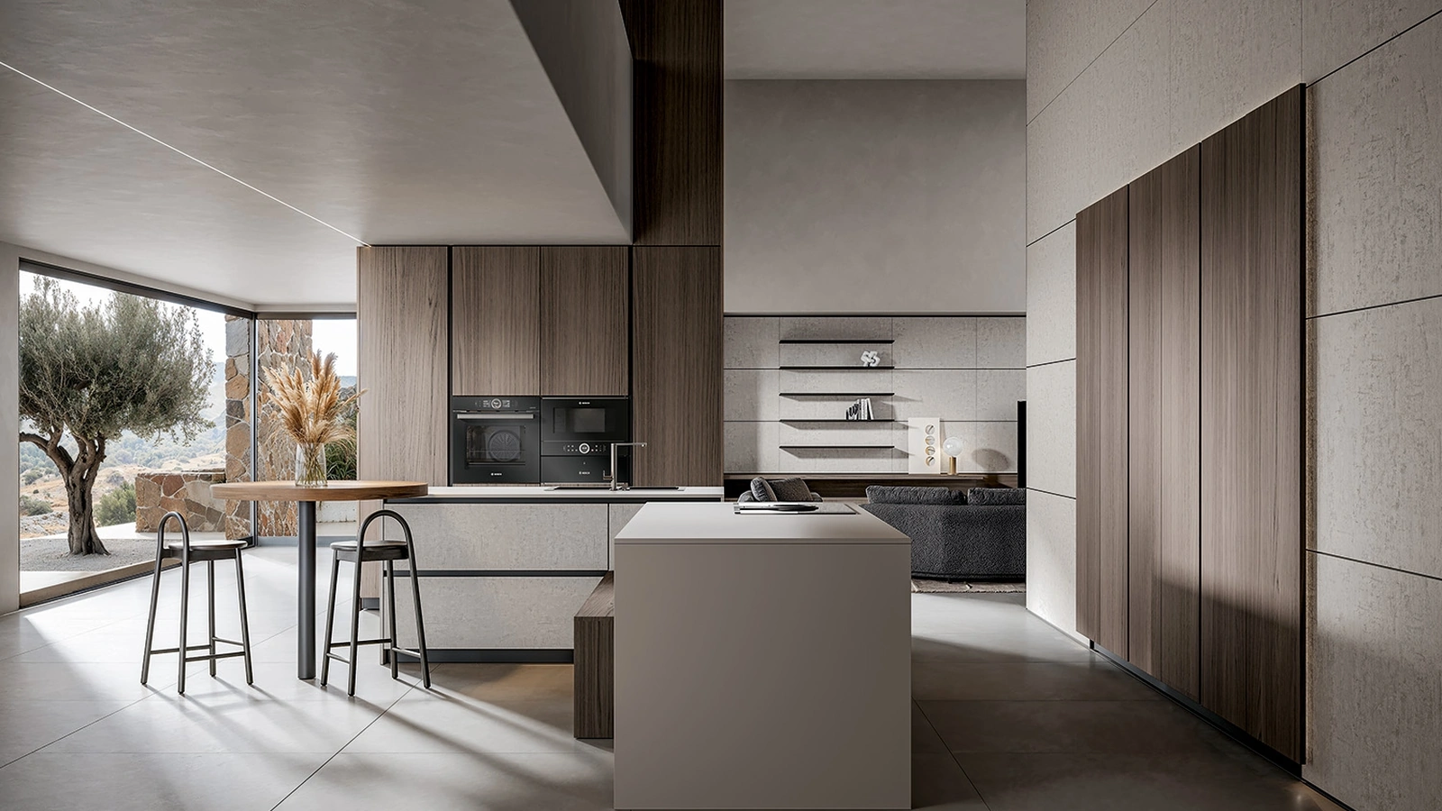 Cucina Moderna Infinity con isola di Home Cucine