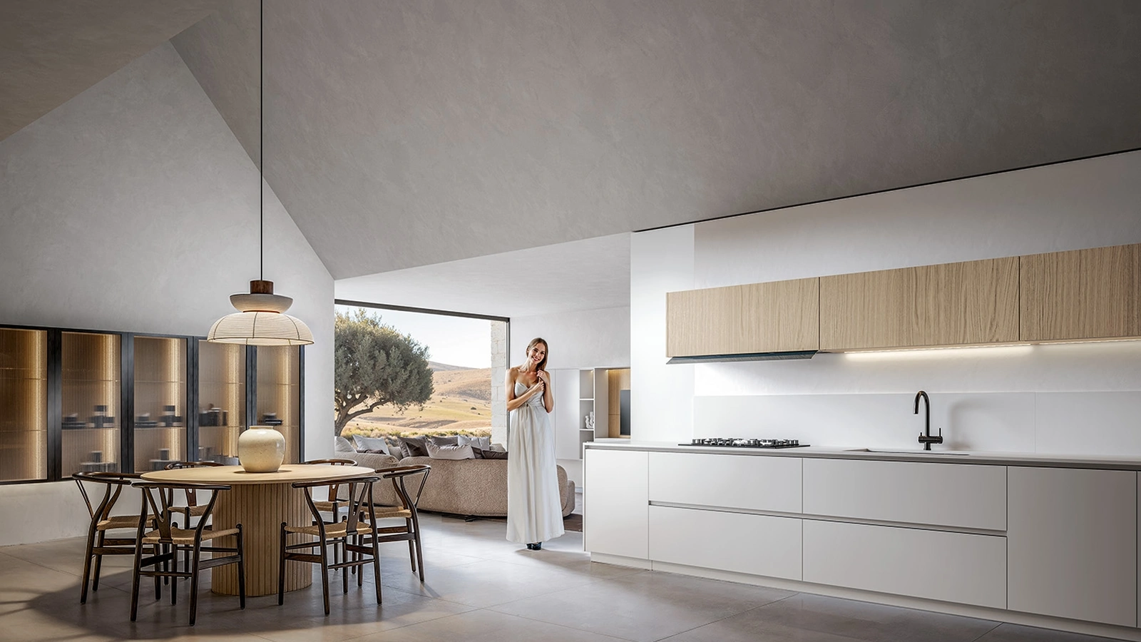 Cucina Moderna Infinity lineare di Home Cucine