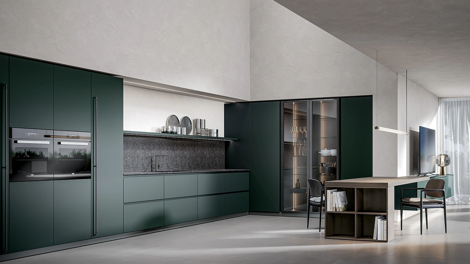 Cucina Moderna Infinity lineare di Home Cucine