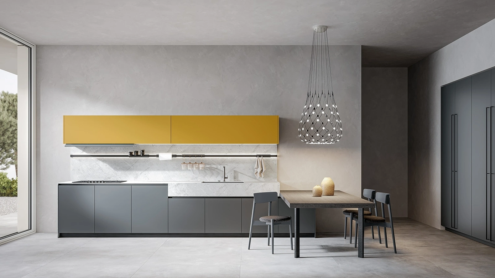 Cucina Moderna Infinity lineare di Home Cucine