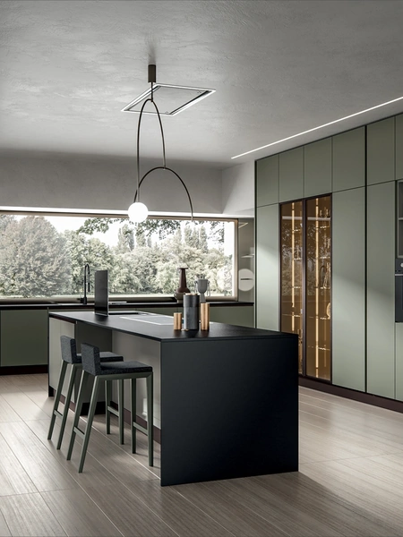 Cucina Moderna Klee con isola di Home Cucine