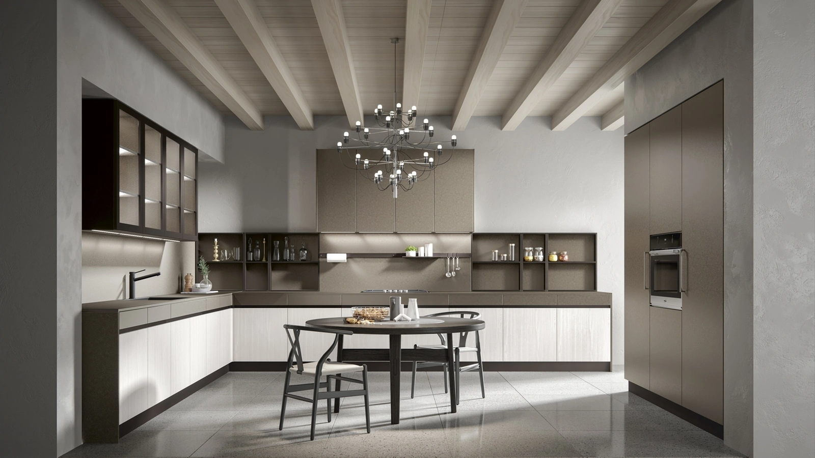 Cucina Moderna Logos angolare di Home Cucine