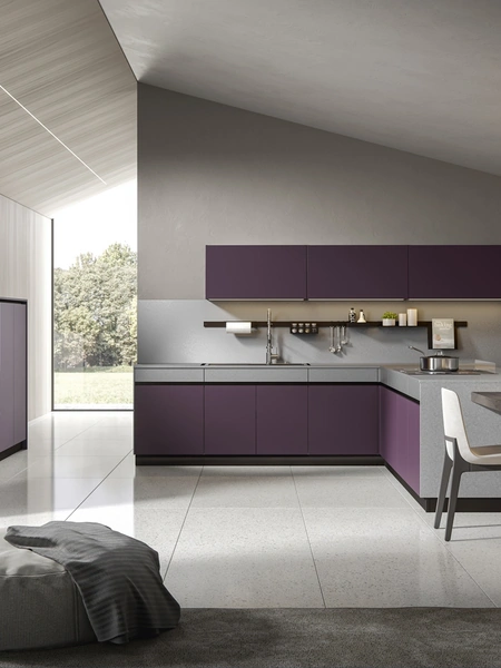 Cucina Moderna Logos con penisola di Home Cucine