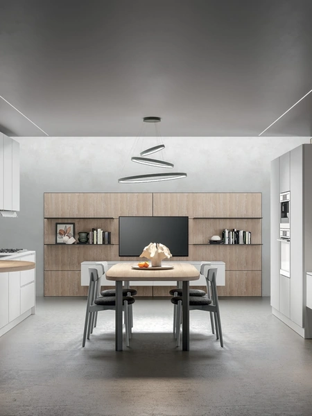 Cucina Moderna Mela con penisola di Home Cucine