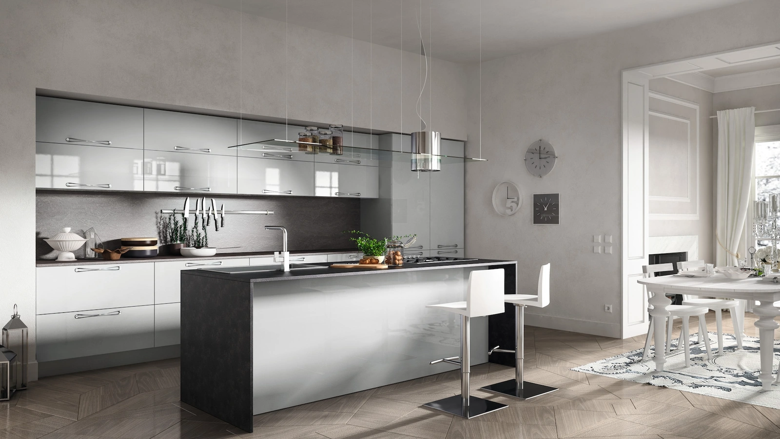 Cucina Moderna Reflexa con isola di Home Cucine
