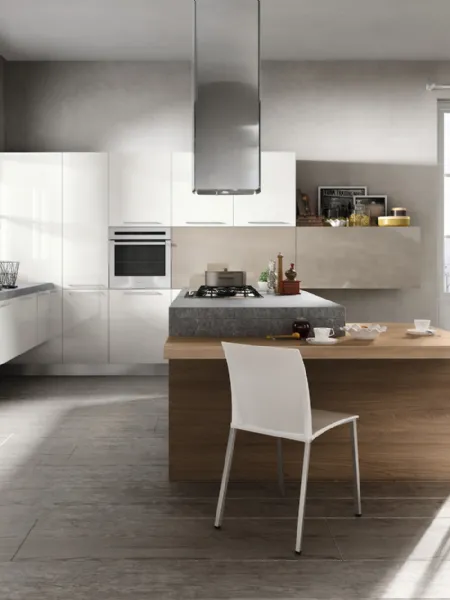 Cucina Moderna Reflexa con isola di Home Cucine