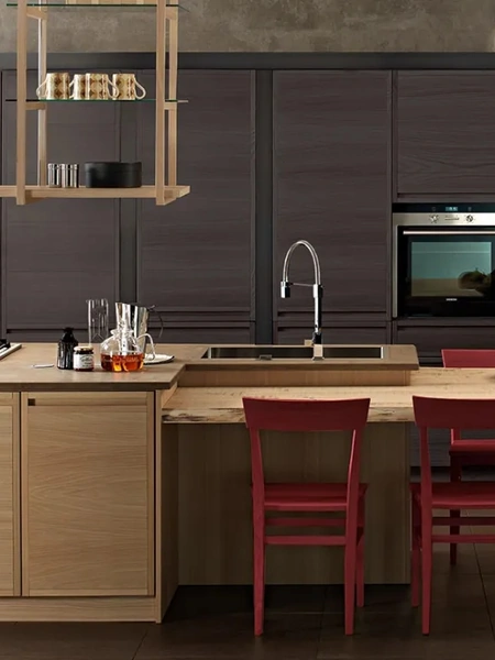 Cucina Moderna con isola Designa Moka di Zappalorto