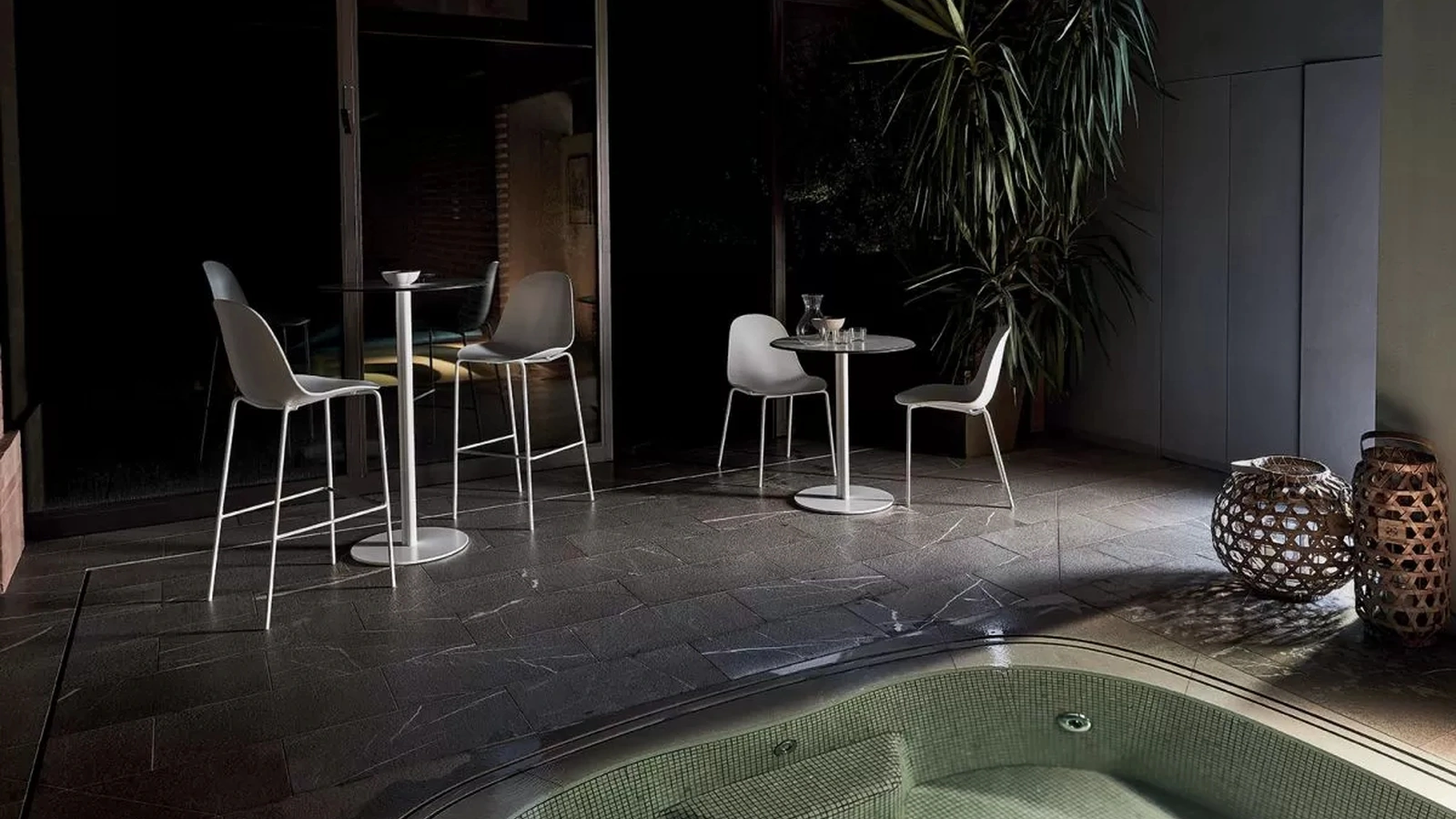 Tavolino Club Alto e Basso Outdoor di Bontempi