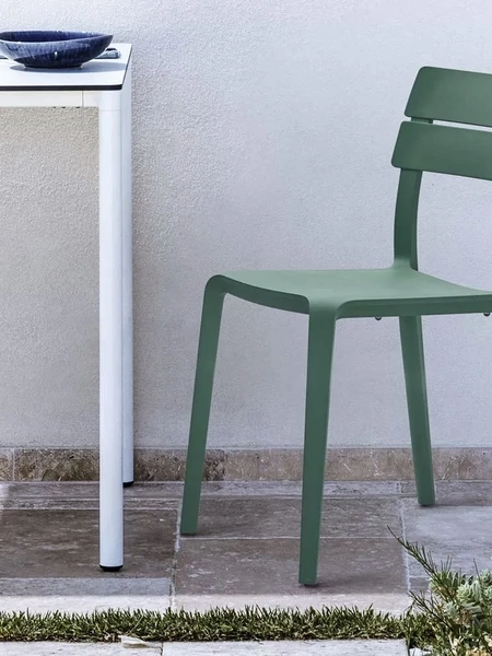 Sedia impilabile Rocket Green Outdoor di Bontempi