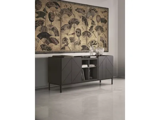 Pica Legno Laccato Decorato Moka