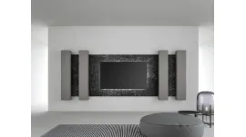 Boiserie TV in Kera Nero Marquinia