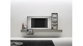 Cornice TV in Kera Invisible White