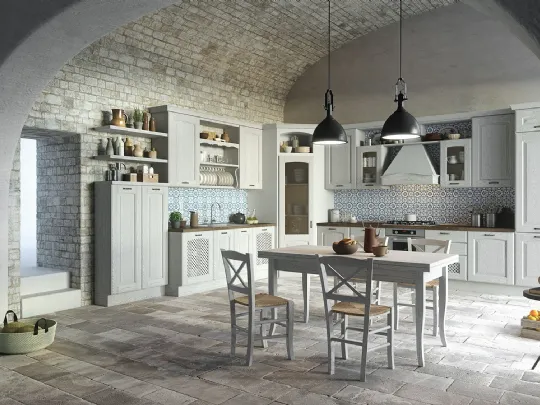 Trevi in Castagno Bianco ghiaccio