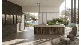 Oasi lineare in Rovere ossidato